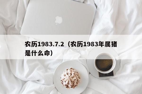 农历1983.7.2（农历1983年属猪是什么命）